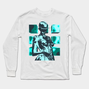 Pixel Cyborg 05 Long Sleeve T-Shirt